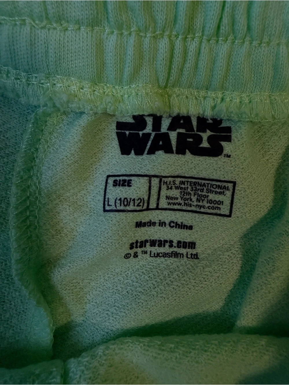 NWT ©Lucasfilm Ltd. Gorgu Character From Star Wars Girls Sz L (10-12) 2 Piece